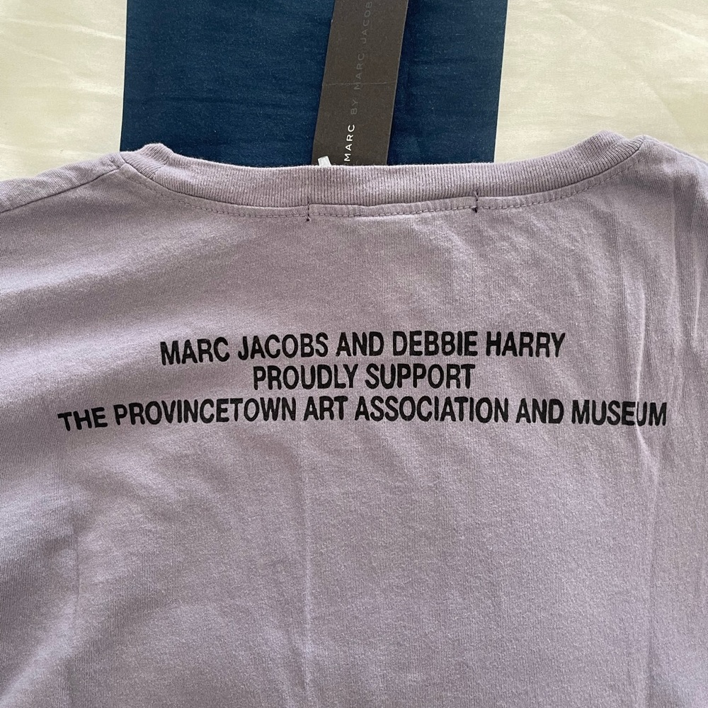 AUTH VINTAGE MARC JACOBS X BLONDIE T-SHIRT M BNWT VERY RARE - Picture 4 of 5